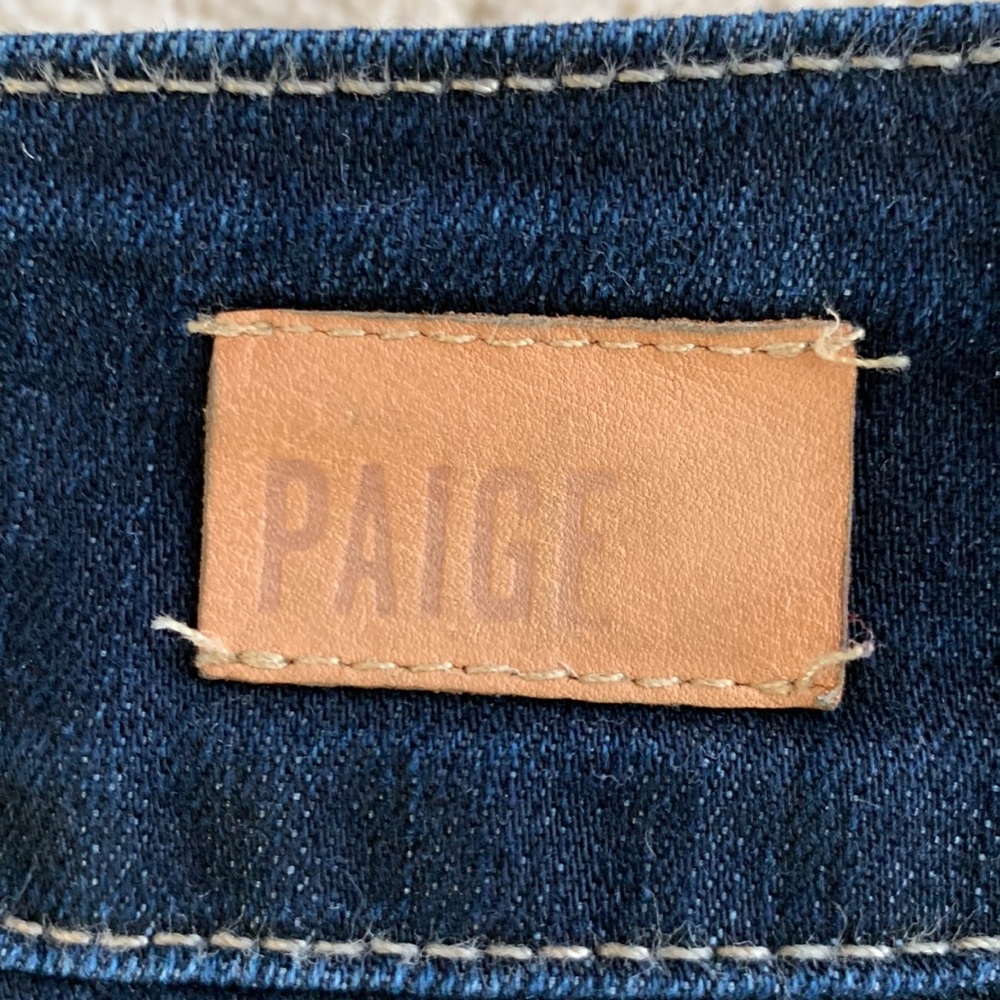PAIGE | Hidden Hills Style Boot Cut Jeans, Dark Wash, Sz 31 - Picture 7 of 16